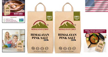 Load image into Gallery viewer, Fine Grain Pink Himalayan Salt 10 lbs - 100% Pure, Natural, and Ethically Sou...
