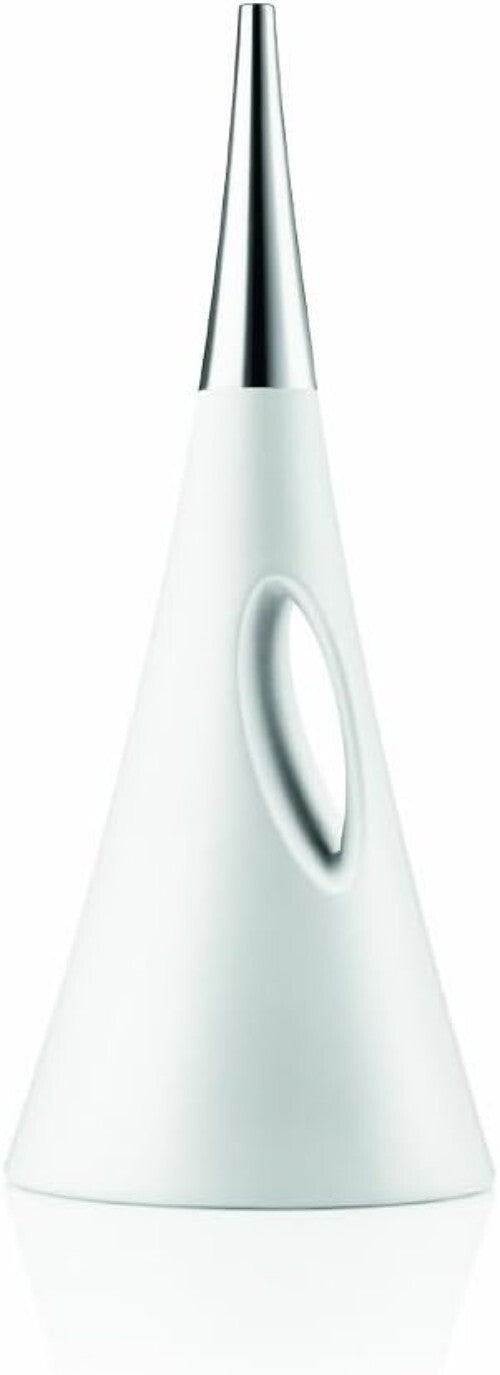 0.53 Gallon AquaStar Watering Can with Pointed Spout - Minimalist White Elegance