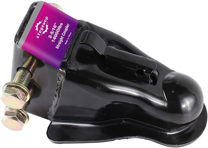 2-5/16" Adjustable Towing Coupler with Robust Design for RV and Boat Trailers