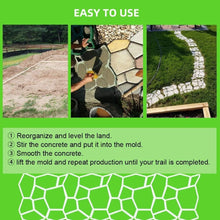 Load image into Gallery viewer, Irregular Hexagonal Stepping Stone Moulds - 2-Pack for Unique Outdoor Pathways