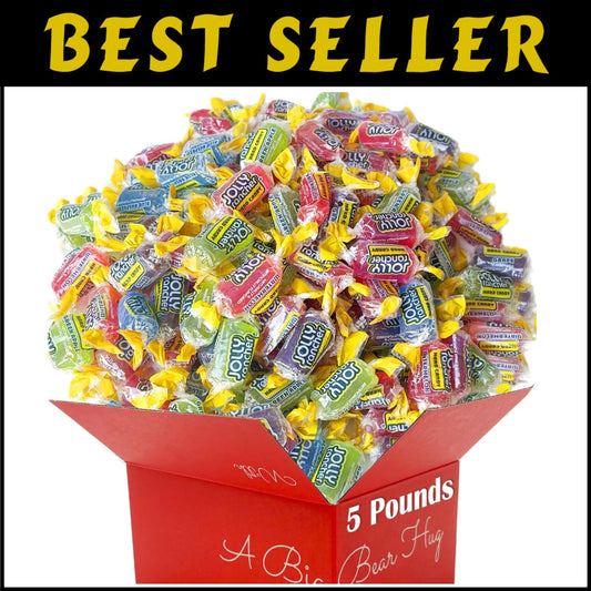 Assorted Jolly Rancher Hard Candy - Blue Raspberry, Cherry & More - 5 Lbs