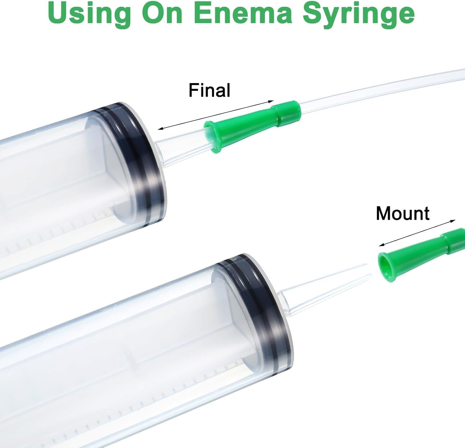 Soft and Safe 120PCS PVC Replacement Enema Tubes - Individually Packaged, 12FR