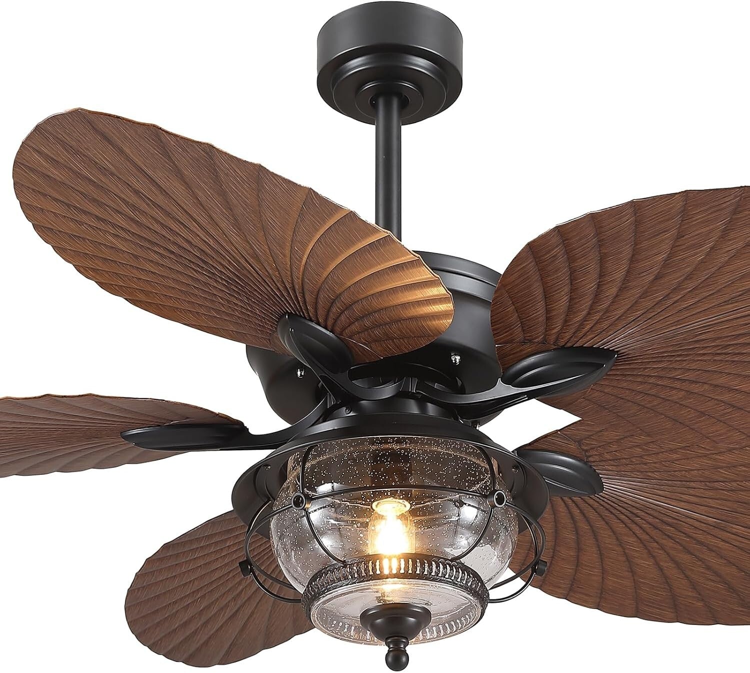 Remote Control 52 Inch Tropical Ceiling Fan with LED Light for Indoor/Outdoor