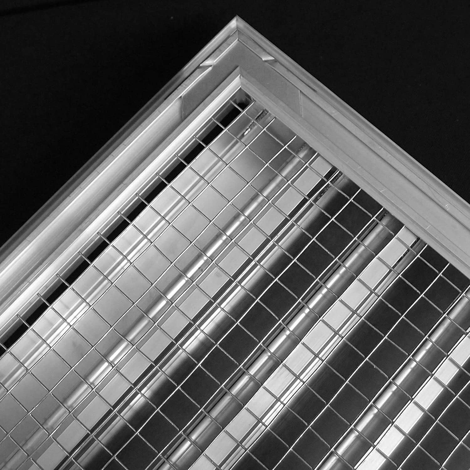 Elegant 6" x 6" Aluminum External Gable Louver Vent - Weather & Pest Resistant