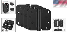 Load image into Gallery viewer, Soft Close Door Hinges - 4 Pack, Matte Black, Ideal for Residential &amp; Commercial