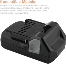 Load image into Gallery viewer, Versatile 2-Pack 3000mAh 18V Li-Ion Batteries for Hitachi Power Tool Efficiency