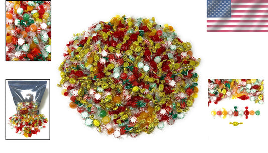 Flavorful Hard Candy Mix - 10 lbs Melting Hearts: Peppermint, Cinnamon & Fruits