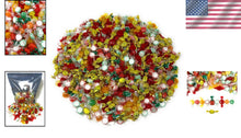 Load image into Gallery viewer, Flavorful Hard Candy Mix - 10 lbs Melting Hearts: Peppermint, Cinnamon &amp; Fruits