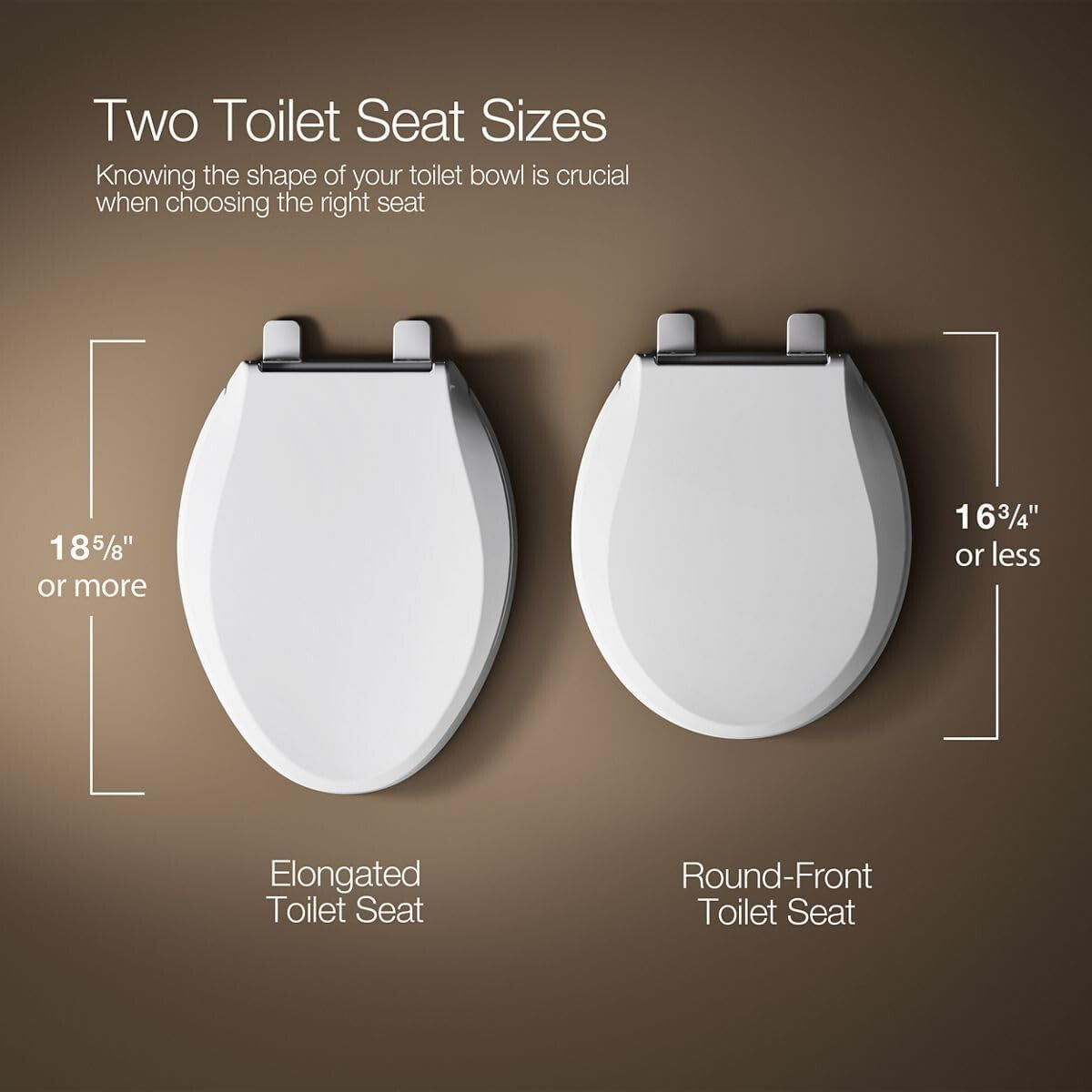 Easy Install Biscuit Quiet-Close Elongated Toilet Seat with Grip-Tight Bumpers