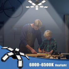 Load image into Gallery viewer, Ultra Bright LED Garage Lights 10+1 Panels - Efficient 20000 Lumens, 200W