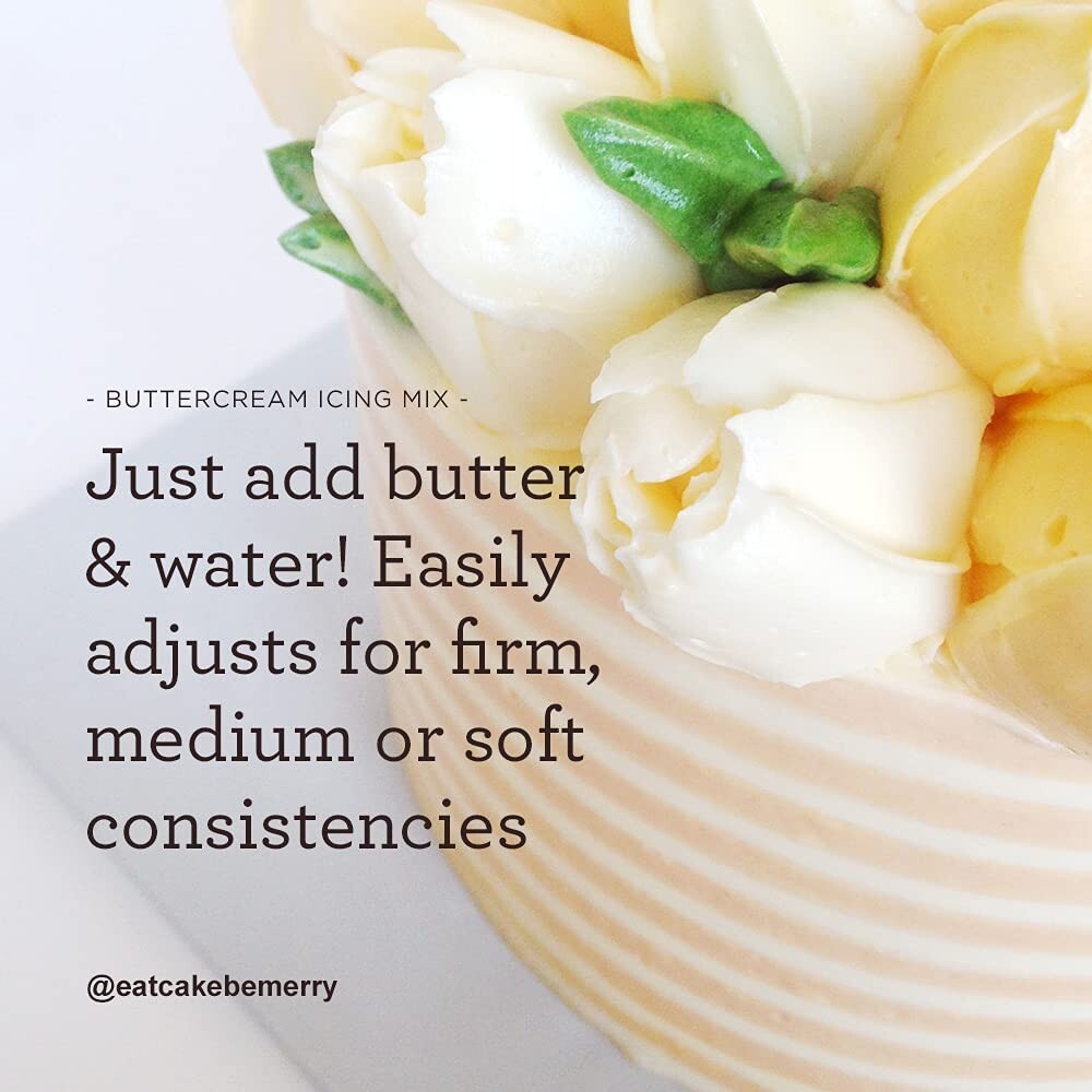 Versatile Buttercream Icing Mix - 10 Pounds of Bright-White, Flavorful Frosting