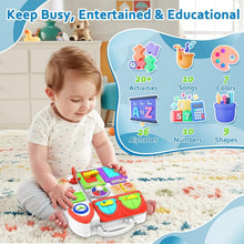 Load image into Gallery viewer, Engaging Musical Toy for Toddlers 1-3: Montessori Busy Board &amp; Bilingual Fun