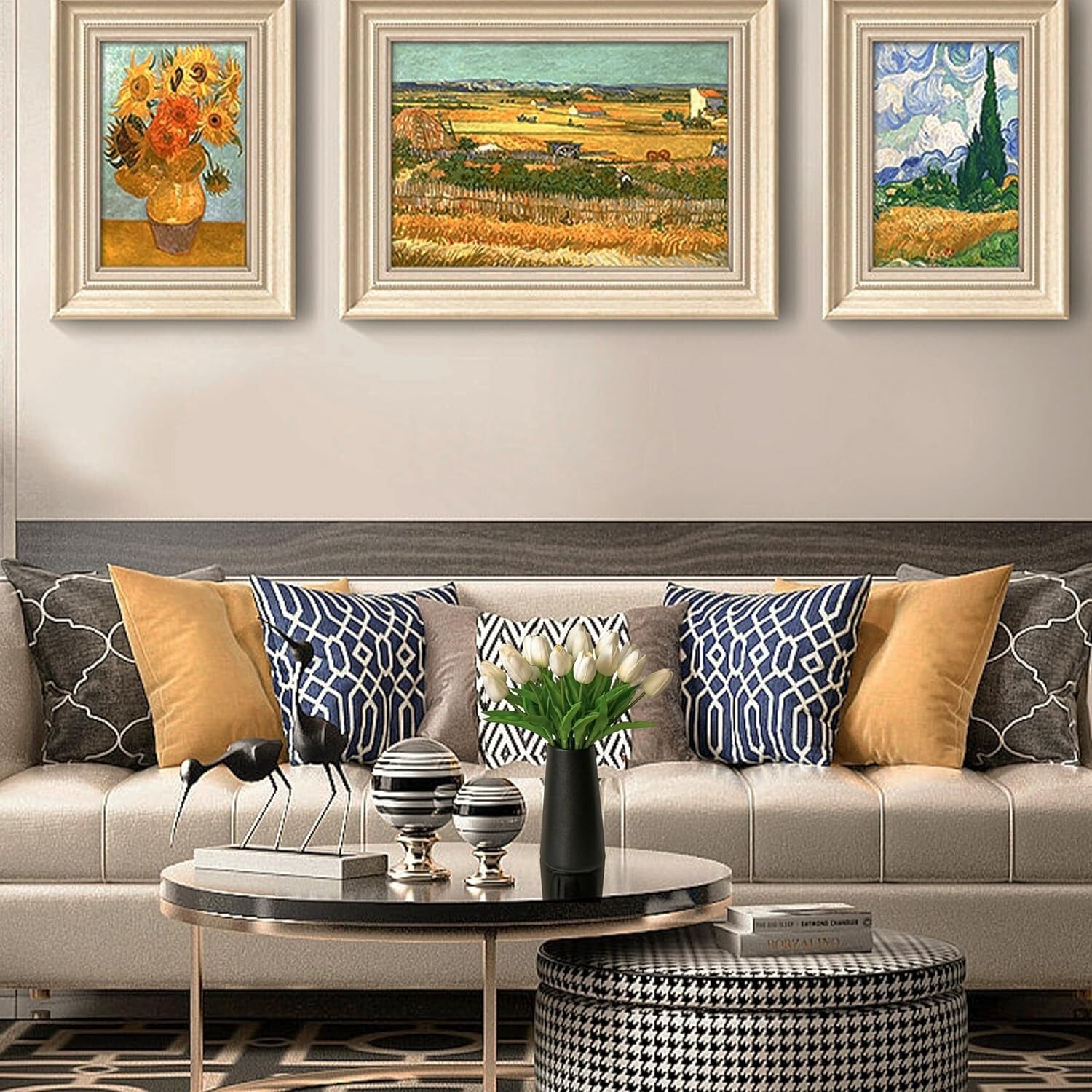 Elegant 60pcs White Tulip Silk Flowers – Perfect for Weddings & Home Decor