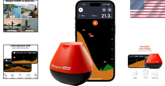 Wireless Fish Finder with Smartphone App - Perfect for Shore or Kayak Fishing