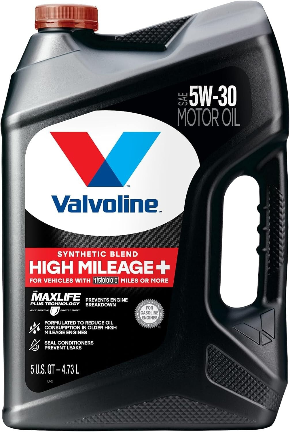 Anti-Wear 5W-30 Motor Oil with MaxLife Plus Protection for Aging Engines, 5 QT