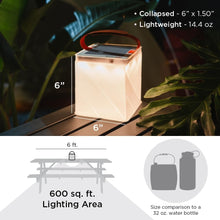 Load image into Gallery viewer, Floating Solar-Powered Lantern: LED Efficiency with Dual USB Charging Options