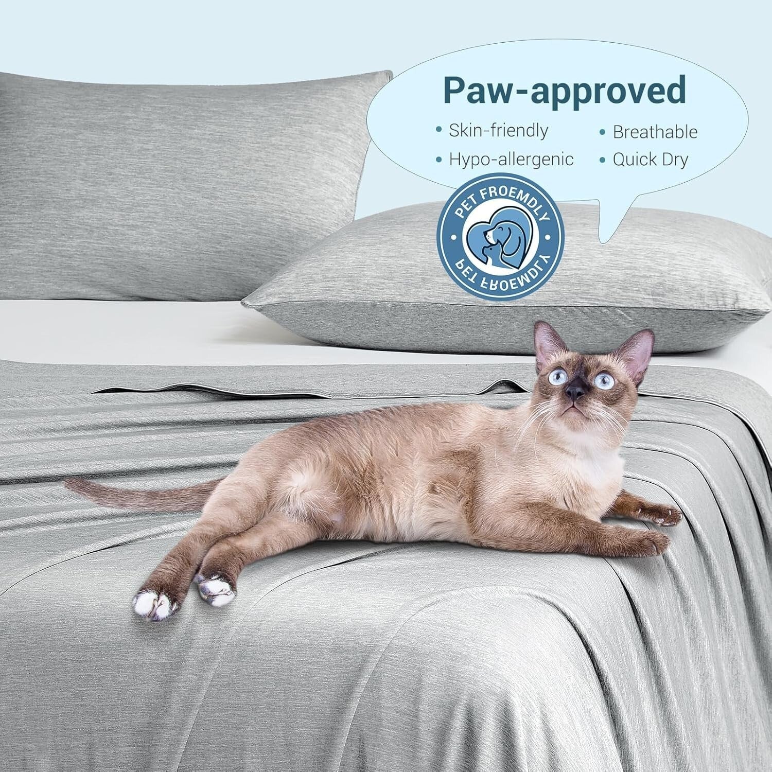 Dual-Sided Arc-Chill Cooling Blanket - 51" x 67" Grey Throw for Ultimate Comfort