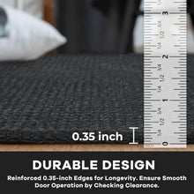 Load image into Gallery viewer, Stylish Black Geometric Indoor Area Rug 3x5 ft - Perfect for Entryways