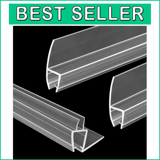 78" Waterproof Shower Door Seal Strips - Easy Snap Installation H-Type Set