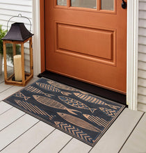 Load image into Gallery viewer, Elegant Nautical Fish Doormat - Low Maintenance Indoor/Outdoor 18"x30" Mat
