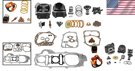 High-Performance GY6 50mm Bore Kit with 64mm Valve for Fast Scooter Upgrades