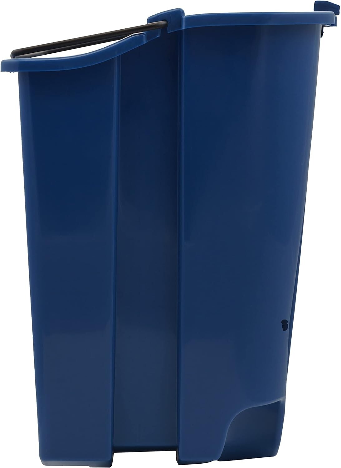 Commercial Mop Bucket with Non-Marking Casters and Side Press Wringer - 35 Quart