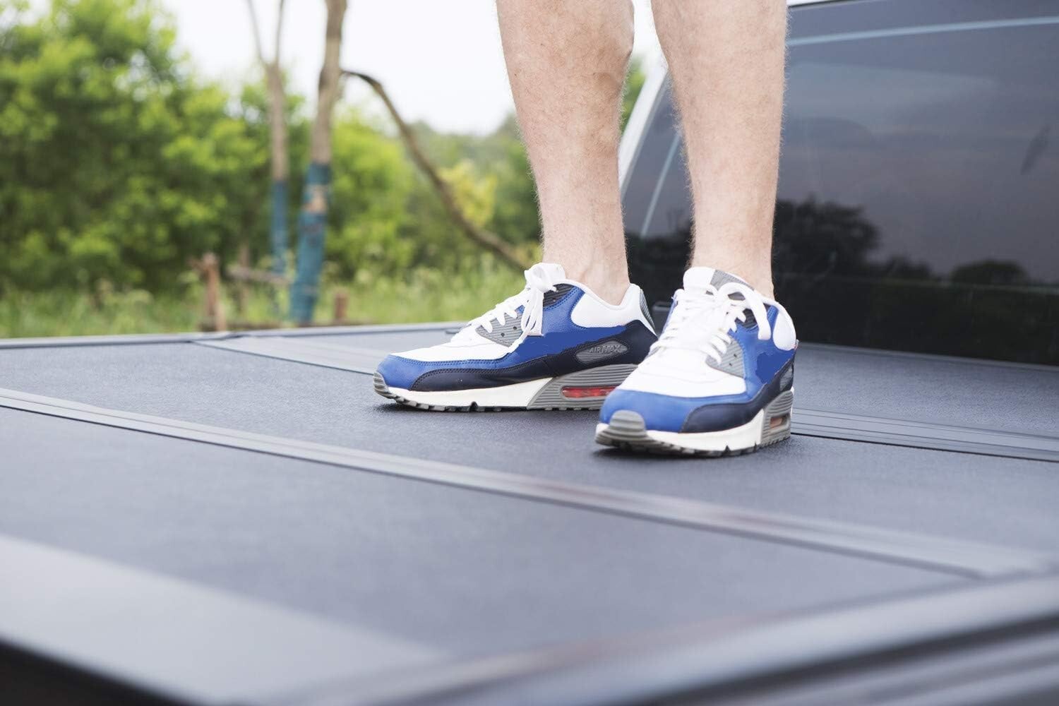 Low Profile Hard Tri-Fold Tonneau Cover for 2015-2025 Ford F150 6.5' Bed