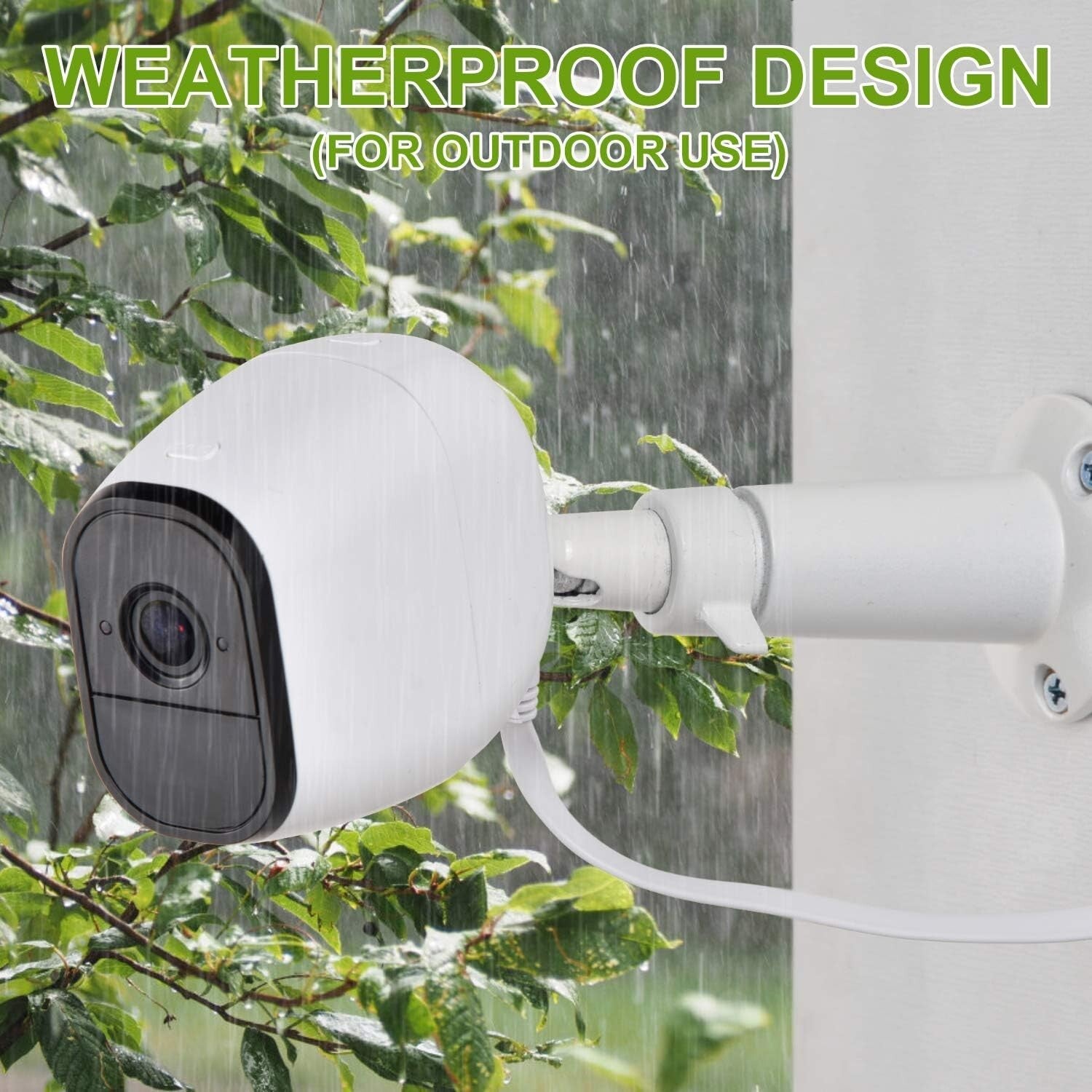 Premium 30FT Weatherproof Power Solution with QC Adapter for Arlo Pro Cameras