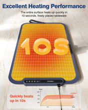 Load image into Gallery viewer, Silicone Electric Warming Tray with 7 Temp Settings - 27.55'' Food Warming Mat