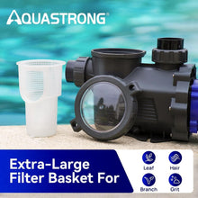 Load image into Gallery viewer, Powerful 220V Pool Pump with 8917 GPH Flow – Easy Setup &amp; Safety Certified
