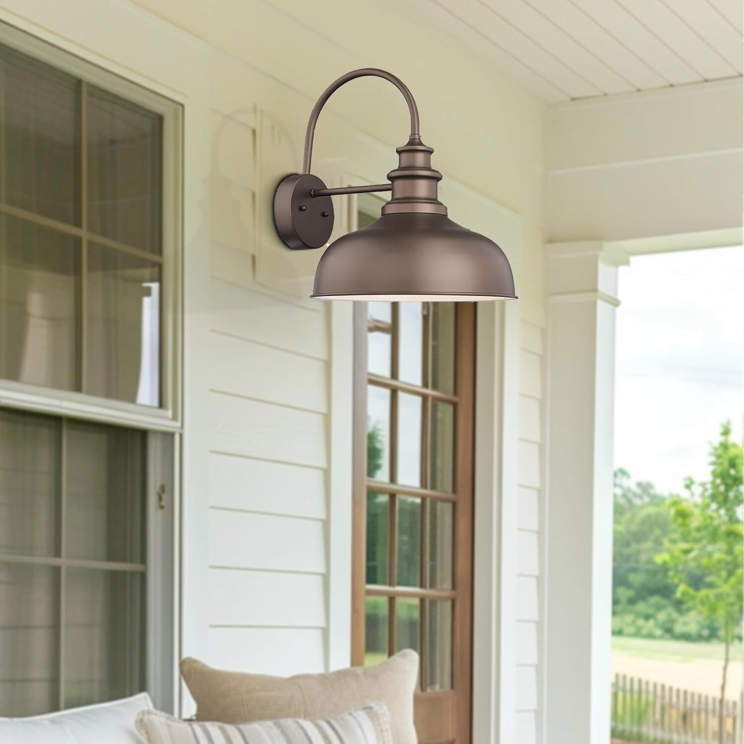 Elegant 4-Pack Industrial Farmhouse Wall Sconces - ETL Listed, Touch Control