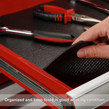 Load image into Gallery viewer, Durable Adjustable Toolbox Drawer Liner, 24" Wide x 24 Feet Long - Black Rubber