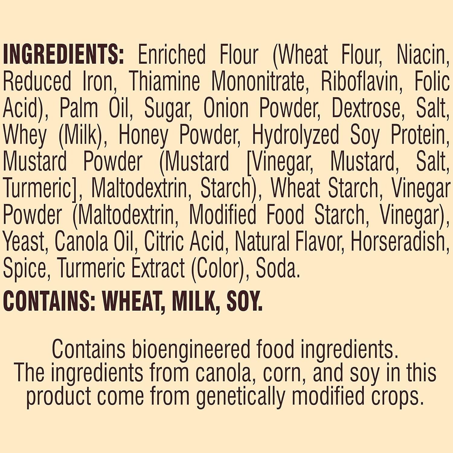 Deliciously Crunchy Honey Mustard & Onion Pretzel Snacks - 12 Bags of 11.25 Oz