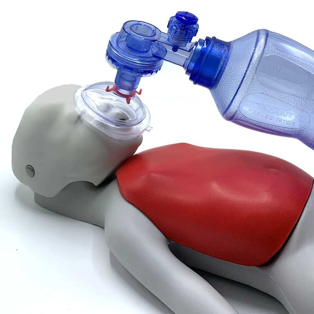 Portable CPR Training Bundle: Adult, Child, & Infant Masks with Reservoir Bag