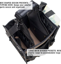 Load image into Gallery viewer, CLC Large Water-Repellent Tool Carrier with 22 Pockets &amp; Multi-Compartment Tray