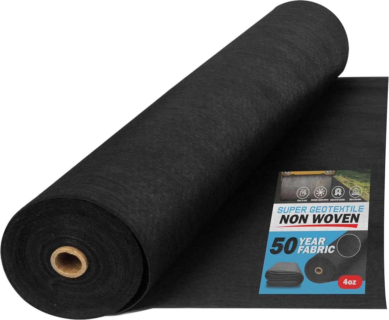 4 oz Heavy-Duty Non-Woven Geotextile: Durable Fabric for Landscaping Projects