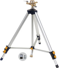 Load image into Gallery viewer, Metal Pulsating Sprinkler with 48'' Adjustable Tripod - QuickConnect Garden Tool