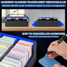 Load image into Gallery viewer, Multi-Functional Trading Card Storage Case with Removable Lid &amp; Magnetic Closure
