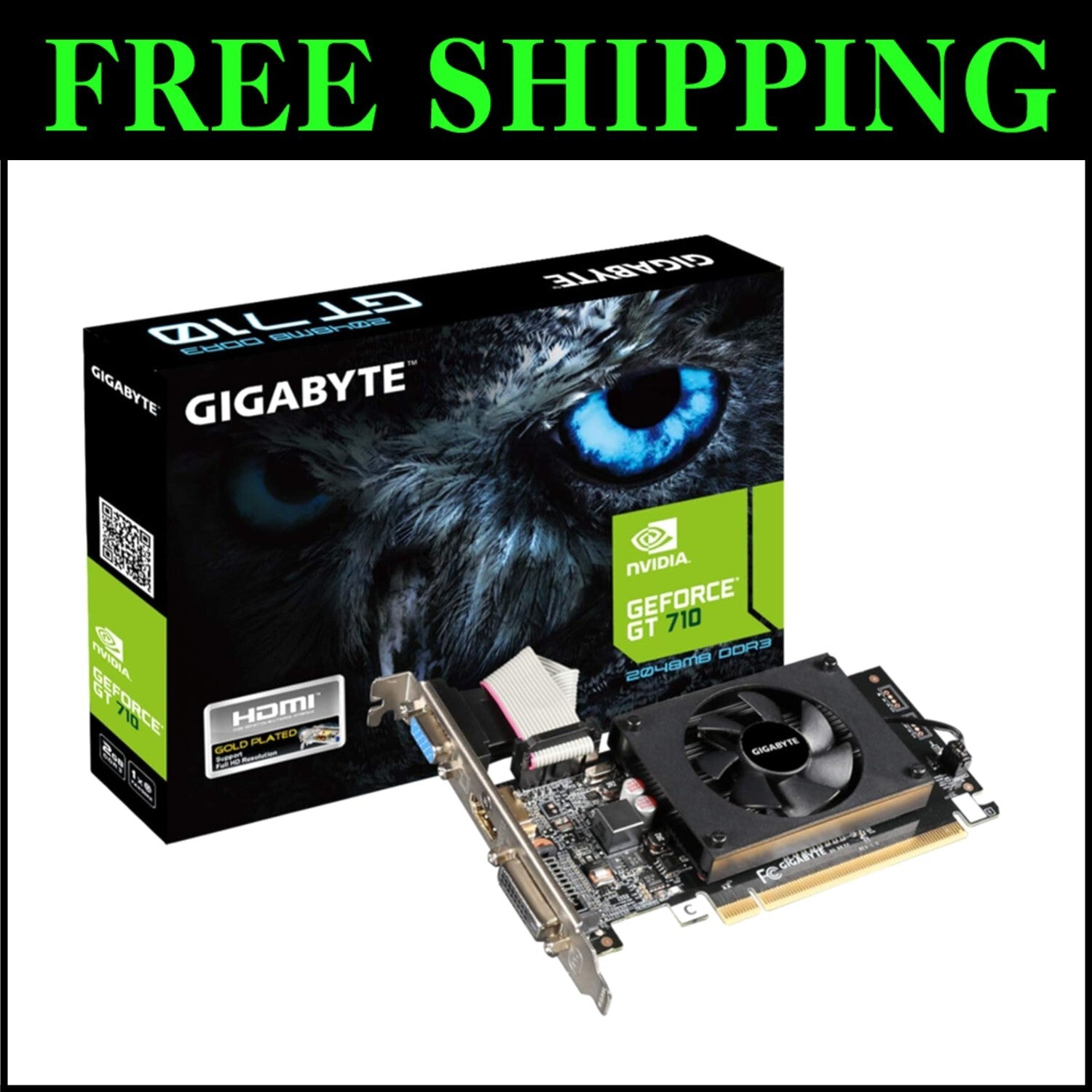 Efficient Low Profile 2GB Nvidia Graphics Card - 4096x2160 Max Resolution