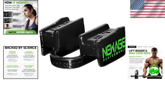 Custom Fit Weightlifting Mouthguard for Strength & Alignment - Black Silicone