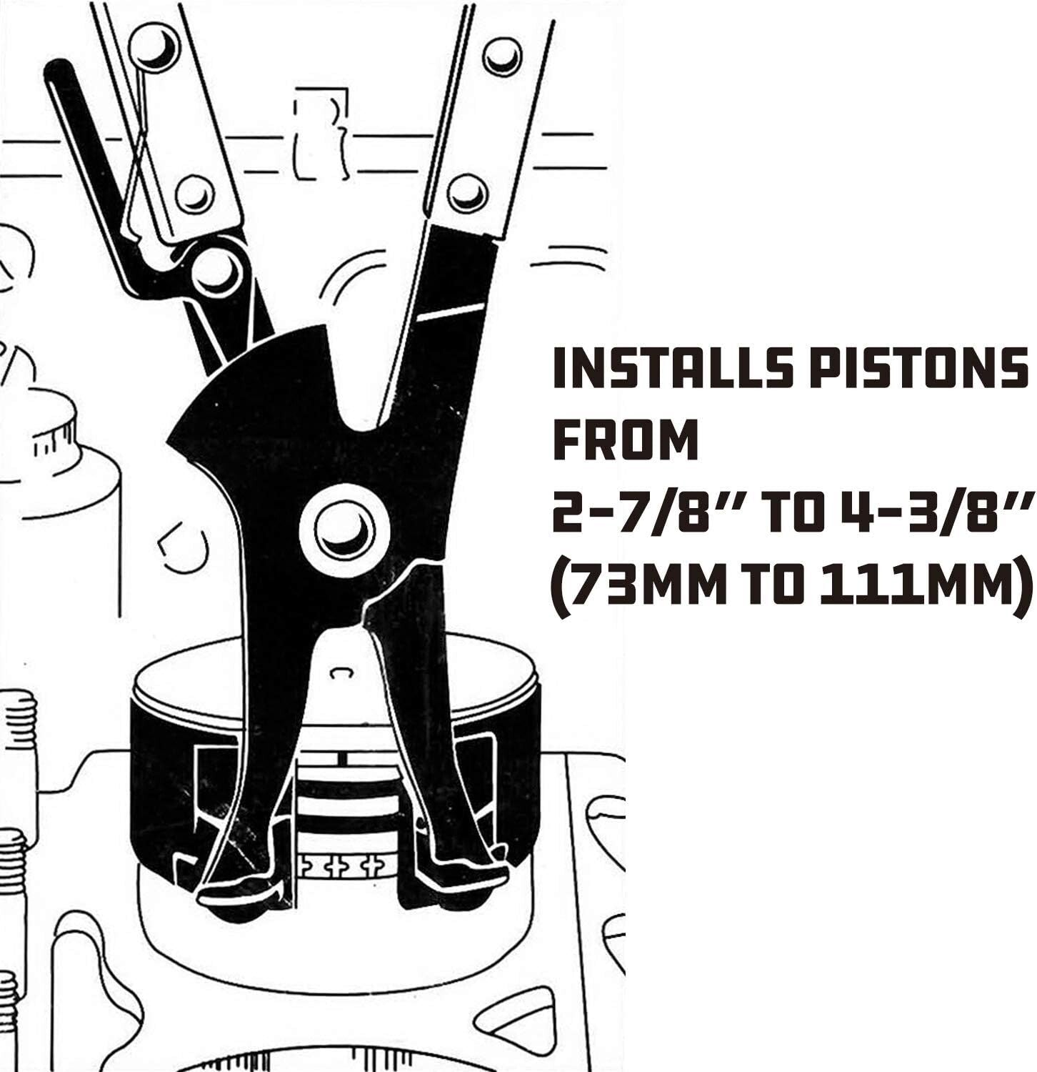 Versatile Piston Ring Compressor Tool Set for Professional Engine Installations