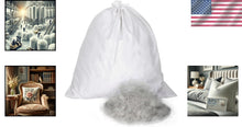 Load image into Gallery viewer, Soft Plush 10/90 Goose Down Feather Blend - Versatile Indoor Fill, 10 lbs