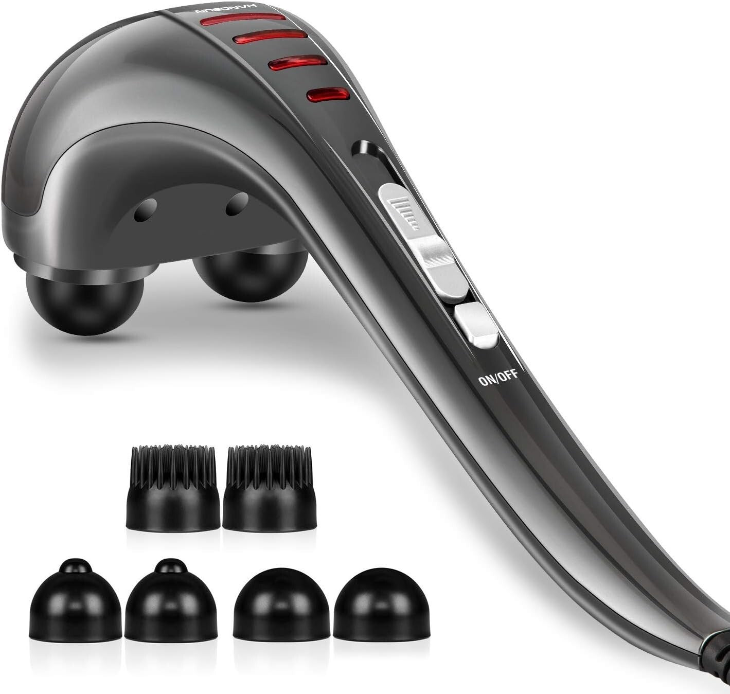 Ergonomic Electric Neck and Back Massager with 3500 Pulses for Ultimate Comfort