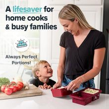Load image into Gallery viewer, Reusable 2-Cup Silicone Freezer Molds with Lids - Perfect for Leftovers &amp; Soups