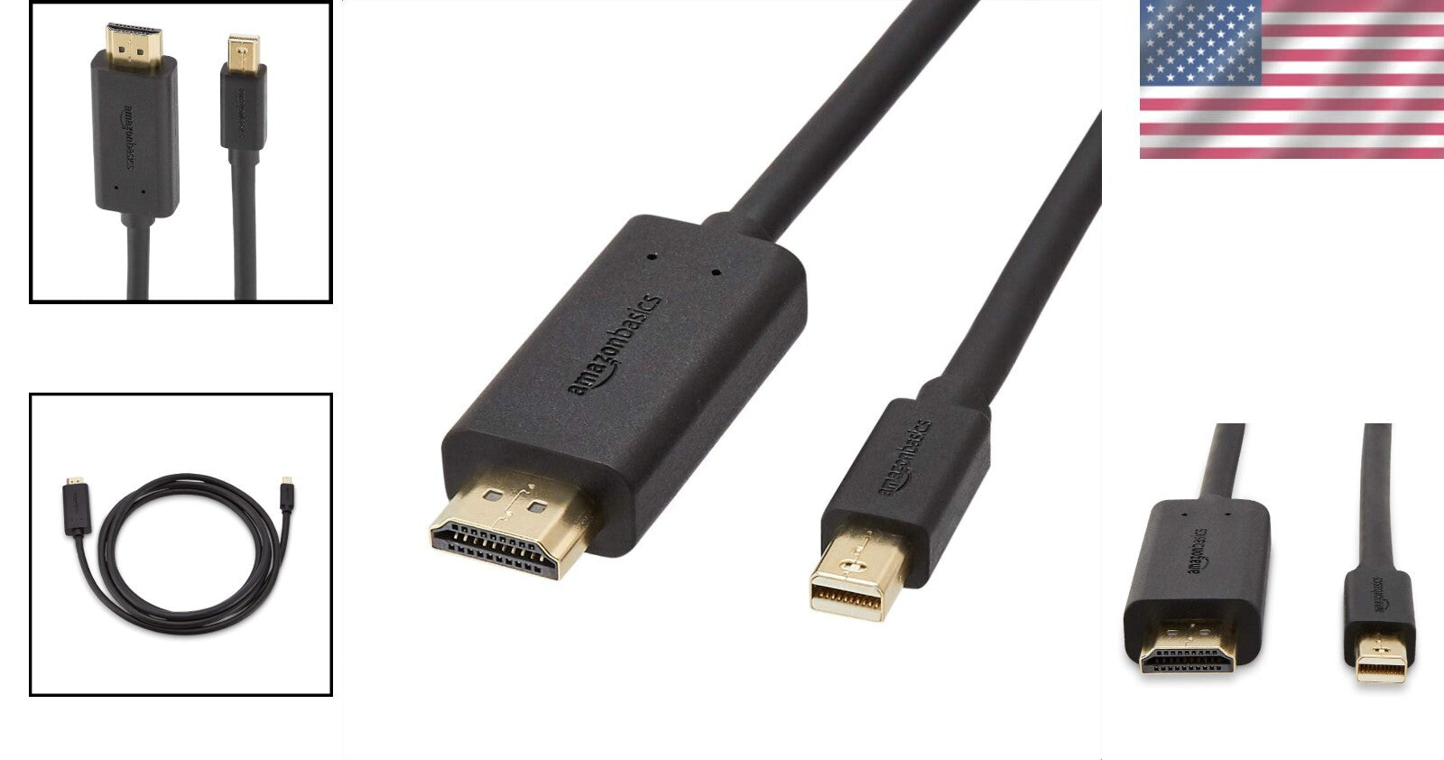 6FT Mini DisplayPort to HDMI Display Adapter - 1080p, Case of 52 Adapters