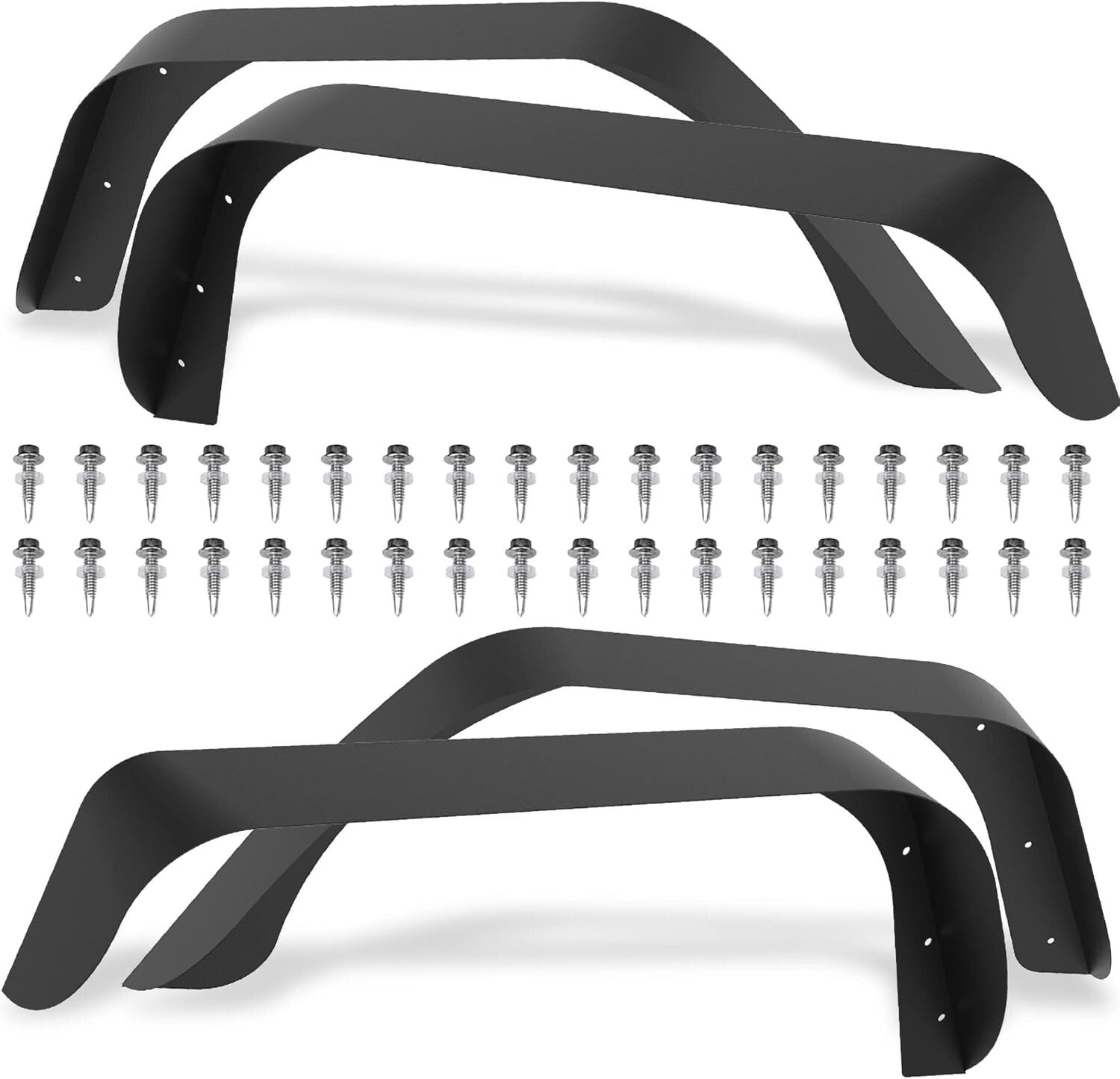 All-Weather Protection Fender Flares for 1997-2006 Jeep Wrangler – 4 PC Set