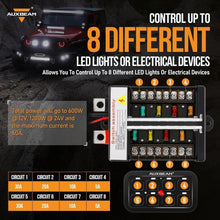 Load image into Gallery viewer, IP68 Waterproof 8 Gang Touch Switch Panel - Safety &amp; Style for Off-Road Vehicles
