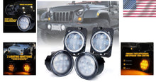 Load image into Gallery viewer, LED Light Upgrade for 2007-2018 Jeep Wrangler JK - Waterproof &amp; Easy Install