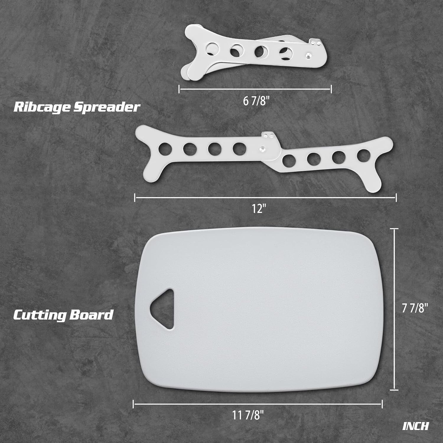 12-Piece Hunting Knife Set - Portable Field Dressing Kit with Ergonomic Handle