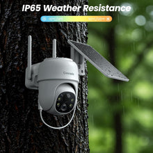 Load image into Gallery viewer, Solar/Battery Powered 2K Cameras with Color Night Vision &amp; AI Detection - 2-Pack
